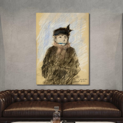 Figura Femminile Jean-Louis Forain jfr25 quadro stampato su tela