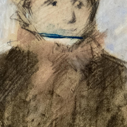 Figura Femminile Jean-Louis Forain jfr25 quadro stampato su tela