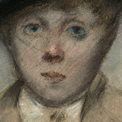 Donna Con Cappello Jean-Louis Forain jfr26 quadro stampato su tela