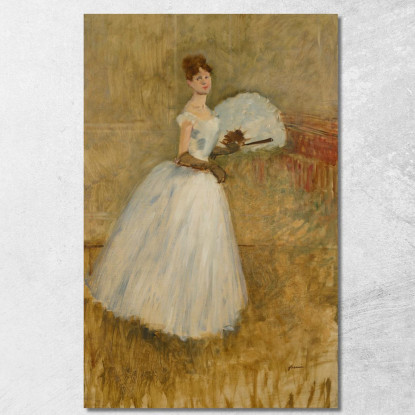 Isa Tyde La Bella Irlandese Jean-Louis Forain jfr31 quadro stampato su tela