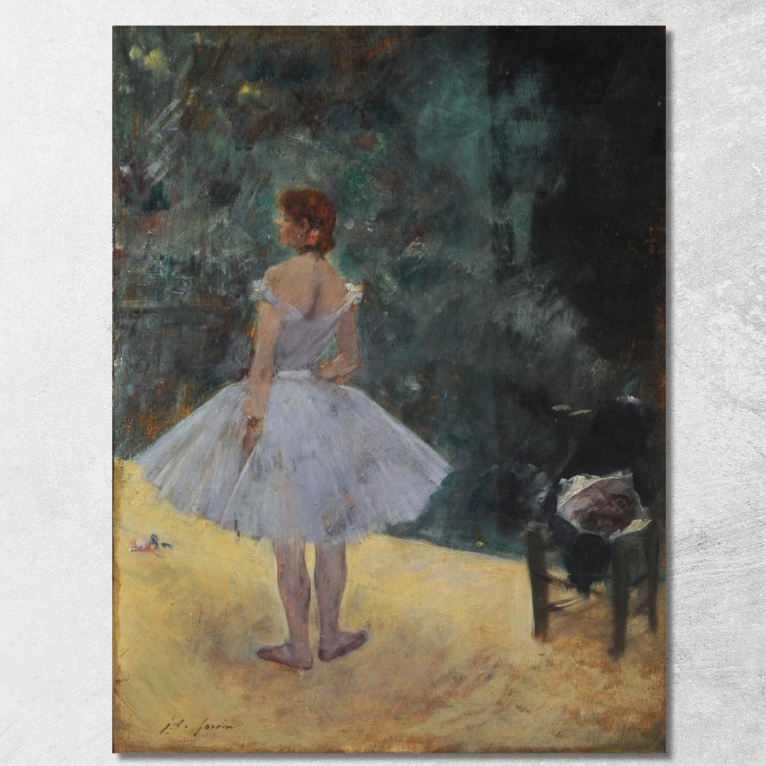 La Ballerina Jean-Louis Forain jfr32 quadro stampato su tela