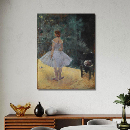La Ballerina Jean-Louis Forain jfr32 quadro stampato su tela
