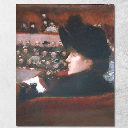 Il Palco Jean-Louis Forain jfr33 quadro stampato su tela