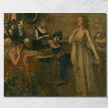 Il Recital Jean-Louis Forain jfr35 quadro stampato su tela