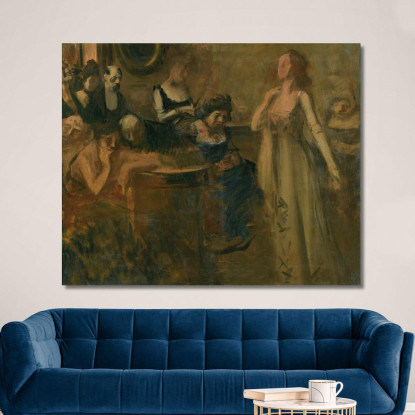 Il Recital Jean-Louis Forain jfr35 quadro stampato su tela