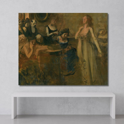 Il Recital Jean-Louis Forain jfr35 quadro stampato su tela