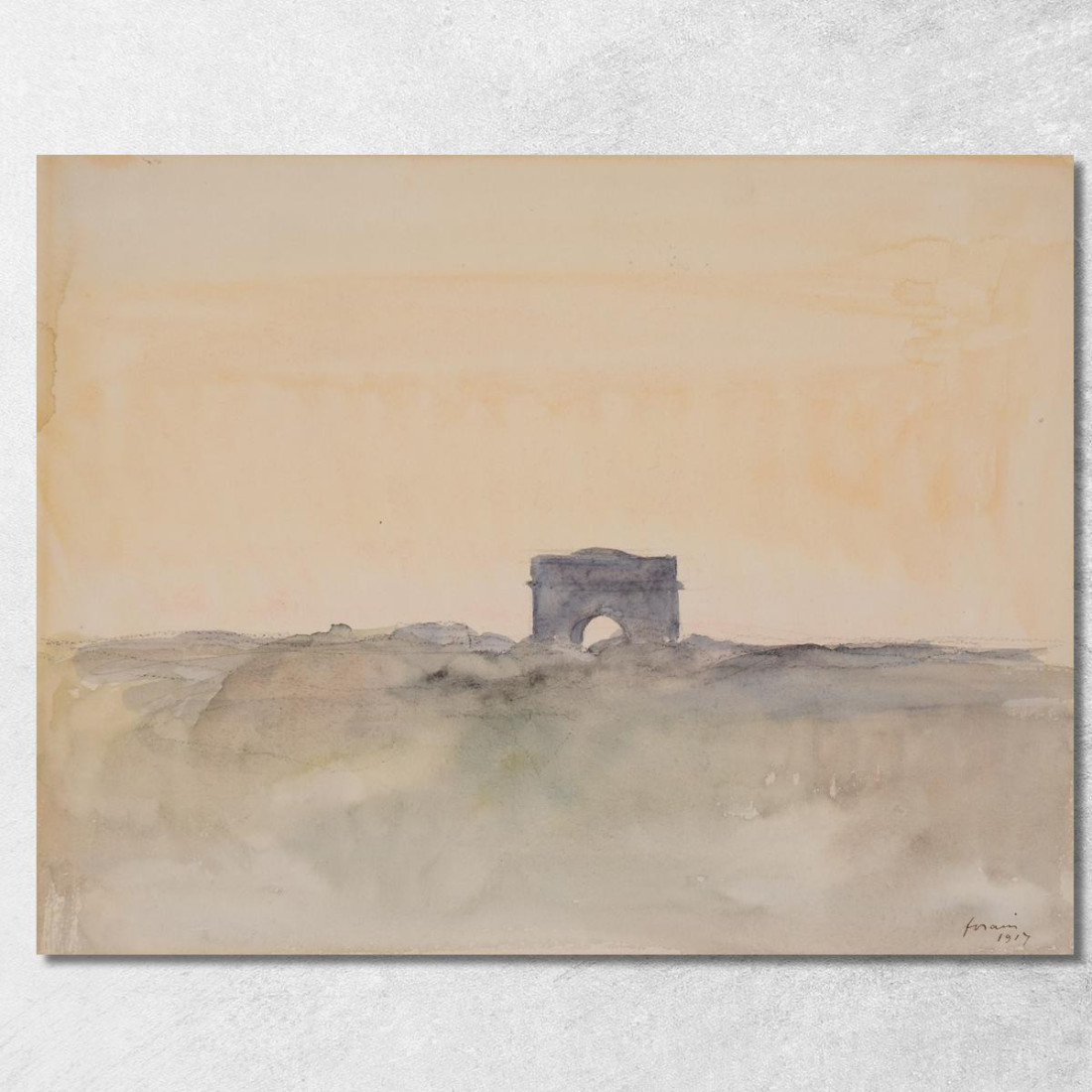 L'Arco Di Trionfo De L'Étoile Jean-Louis Forain jfr36 quadro stampato su tela