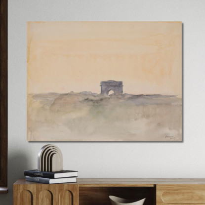 L'Arco Di Trionfo De L'Étoile Jean-Louis Forain jfr36 quadro stampato su tela