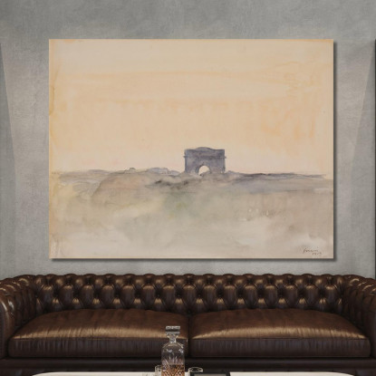 L'Arco Di Trionfo De L'Étoile Jean-Louis Forain jfr36 quadro stampato su tela