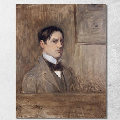 Autoritratto Jean-Louis Forain jfr45 quadro stampato su tela