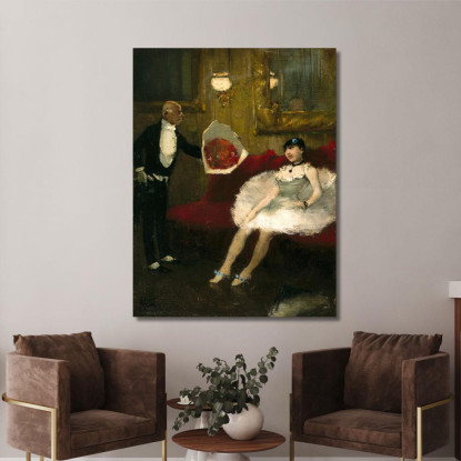 L'Ammiratore Jean-Louis Forain jfr47 quadro stampato su tela