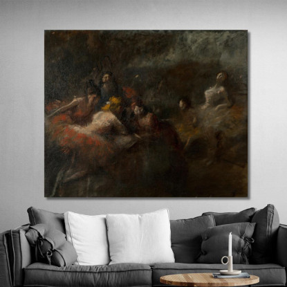 I Ballerini Jean-Louis Forain jfr49 quadro stampato su tela