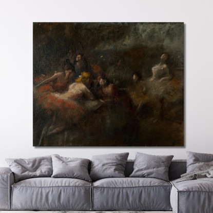 I Ballerini Jean-Louis Forain jfr49 quadro stampato su tela