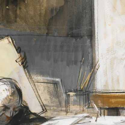 Il Mercante Di Stampe Jean-Louis Forain jfr54 quadro stampato su tela