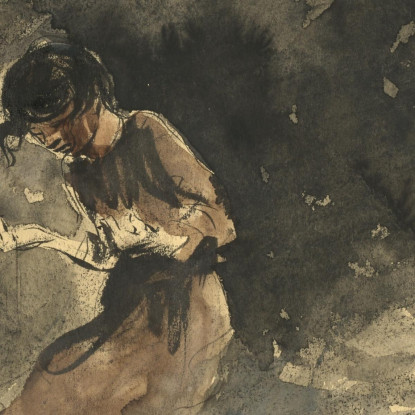 C'È Grano Nel Mare! Jean-Louis Forain jfr59 quadro stampato su tela