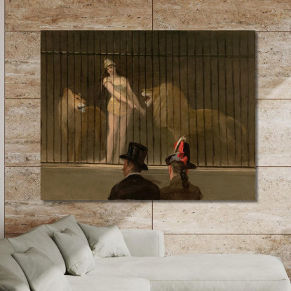 Il Domatore Di Leoni Jean-Louis Forain jfr60 quadro stampato su tela