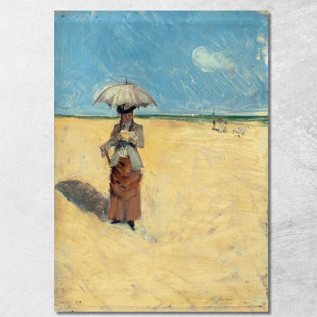 Passeggiata Al Sole Jean-Louis Forain jfr63 quadro stampato su tela