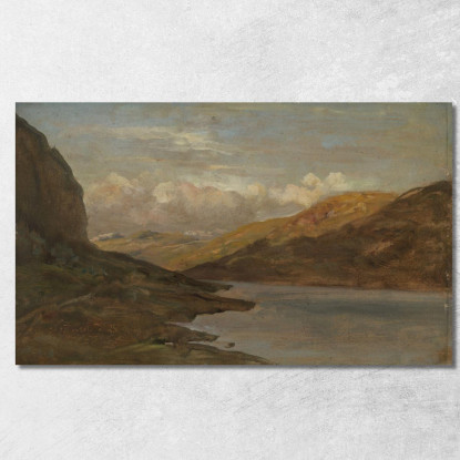 Paesaggio A Nystuen Nel Filefjell Johan Christian Dahl jcd29 quadro stampato su tela