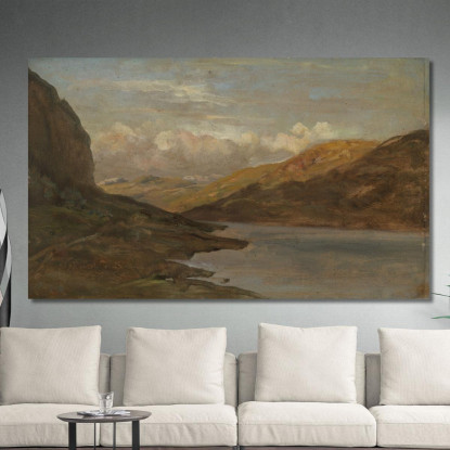 Paesaggio A Nystuen Nel Filefjell Johan Christian Dahl jcd29 quadro stampato su tela