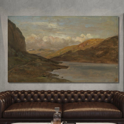 Paesaggio A Nystuen Nel Filefjell Johan Christian Dahl jcd29 quadro stampato su tela