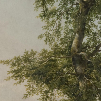 Paesaggio Con Un Grande Albero Johan Christian Dahl jcd32 quadro stampato su tela