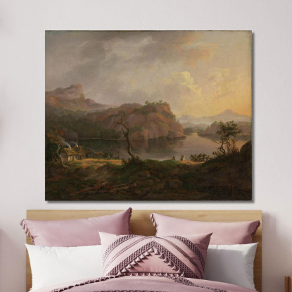 Paesaggio Nordico Con Un Albero Morto Johan Christian Dahl jcd39 quadro stampato su tela