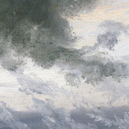 Nuvole Di Tempesta Johan Christian Dahl jcd50 quadro stampato su tela