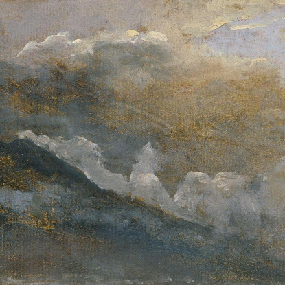 Il Golfo Di Napoli Con Il Vesuvio Johan Christian Dahl jcd56 quadro stampato su tela