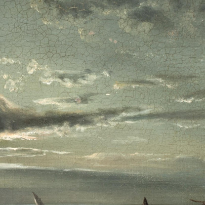 Il Golfo Di Napoli Al Chiaro Di Luna Johan Christian Dahl jcd68 quadro stampato su tela