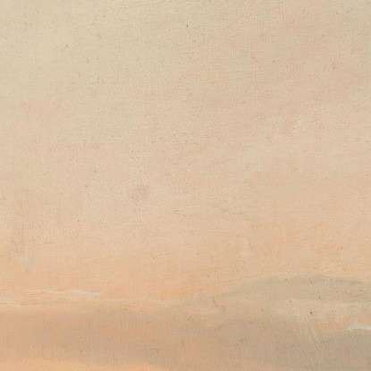 Veduta Dell'Elba Johan Christian Dahl jcd92 quadro stampato su tela