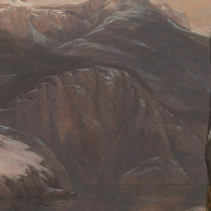 Inverno Al Sognefjord Johan Christian Dahl jcd97 quadro stampato su tela