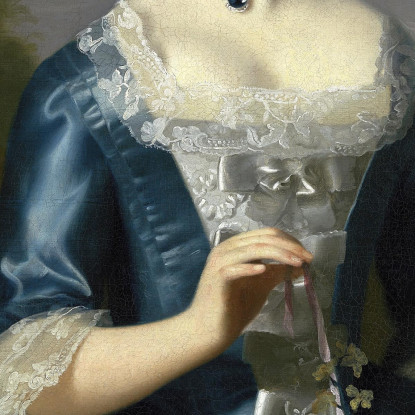 Anne Fairchild Bowler – Signora Metcalf Bowler John Singleton Copley jsg3 quadro stampato su tela