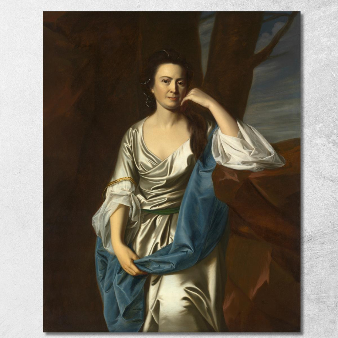 Catherine Greene John Singleton Copley jsg6 quadro stampato su tela