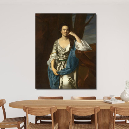 Catherine Greene John Singleton Copley jsg6 quadro stampato su tela