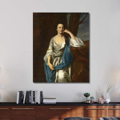Catherine Greene John Singleton Copley jsg6 quadro stampato su tela