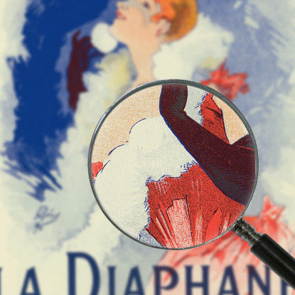 Il Diafano Jules Chéret jch51 quadro stampato su tela