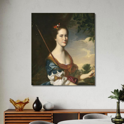 Elizabeth Gray Otis – Signora Samuel Alleyne Otis John Singleton Copley jsg11 quadro stampato su tela
