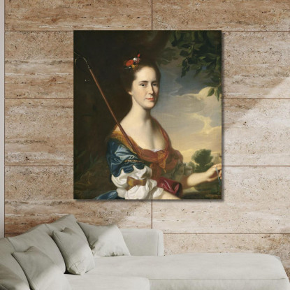 Elizabeth Gray Otis – Signora Samuel Alleyne Otis John Singleton Copley jsg11 quadro stampato su tela
