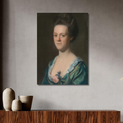 Elizabeth Green – Signora Ebenezer Storer Ii John Singleton Copley jsg12 quadro stampato su tela