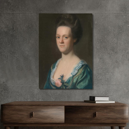 Elizabeth Green – Signora Ebenezer Storer Ii John Singleton Copley jsg12 quadro stampato su tela