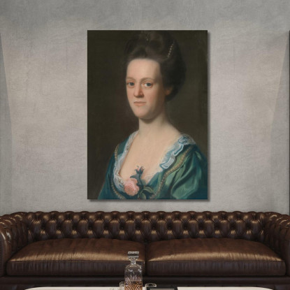 Elizabeth Green – Signora Ebenezer Storer Ii John Singleton Copley jsg12 quadro stampato su tela