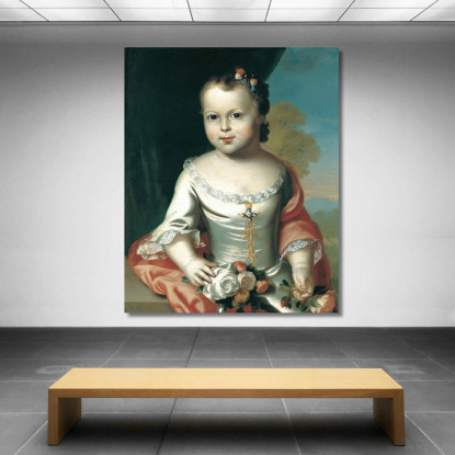 Elizabeth Greenleaf John Singleton Copley jsg13 quadro stampato su tela