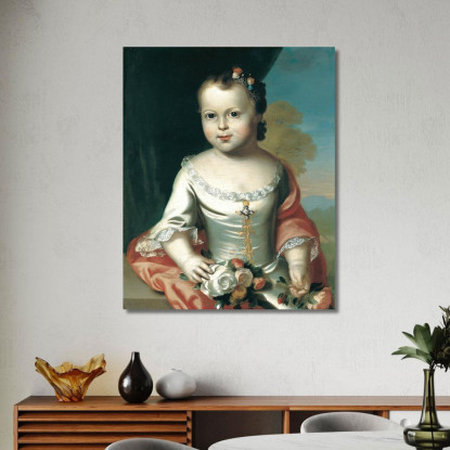 Elizabeth Greenleaf John Singleton Copley jsg13 quadro stampato su tela