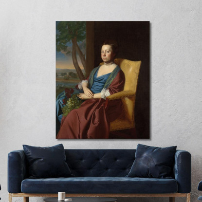 Elizabeth Storer Smith John Singleton Copley jsg14 quadro stampato su tela