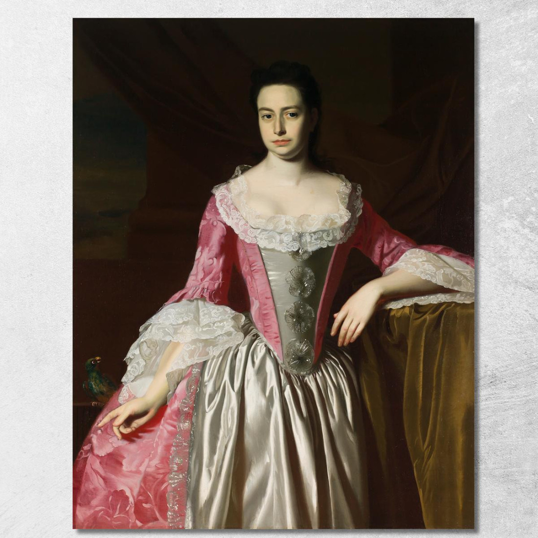 Eunice Dennie Burr John Singleton Copley jsg17 quadro stampato su tela
