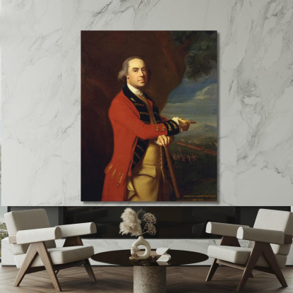 Generale Thomas Gage John Singleton Copley jsg18 quadro stampato su tela