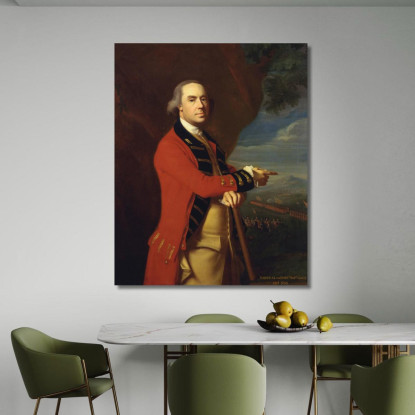 Generale Thomas Gage John Singleton Copley jsg18 quadro stampato su tela