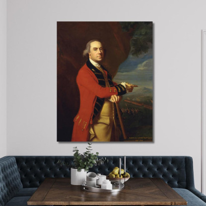 Generale Thomas Gage John Singleton Copley jsg18 quadro stampato su tela