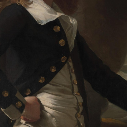 Guardiamarina Augustus Brine John Singleton Copley jsg33 quadro stampato su tela