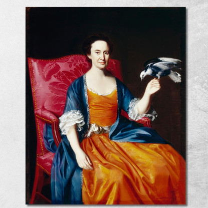 Signora Benjamin Hallowell John Singleton Copley jsg35 quadro stampato su tela